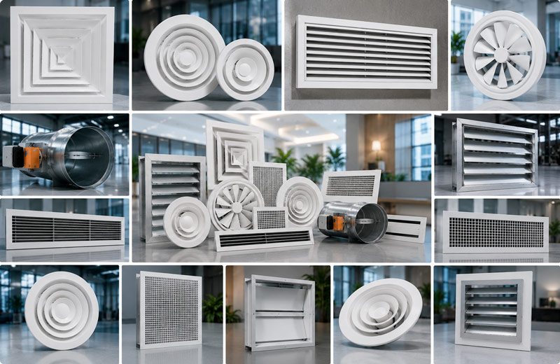 Industrial HVAC air distribution products