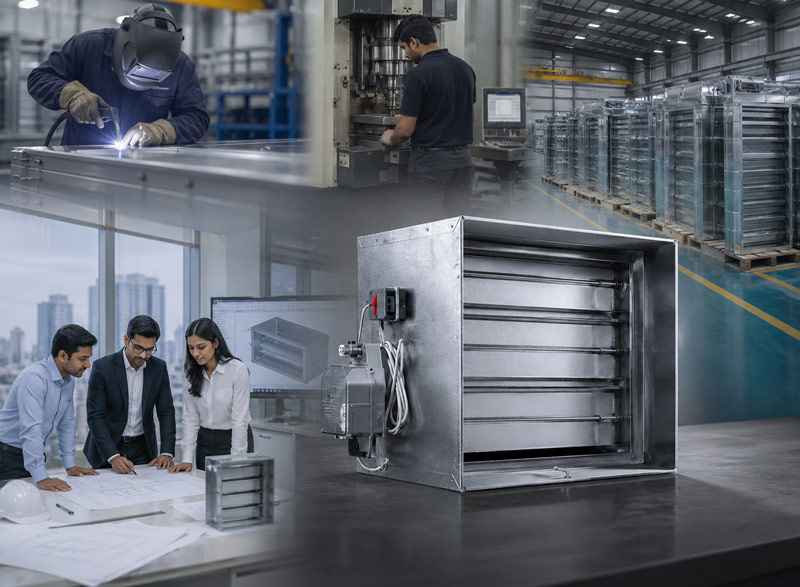 HVAC Smoke Control Damper