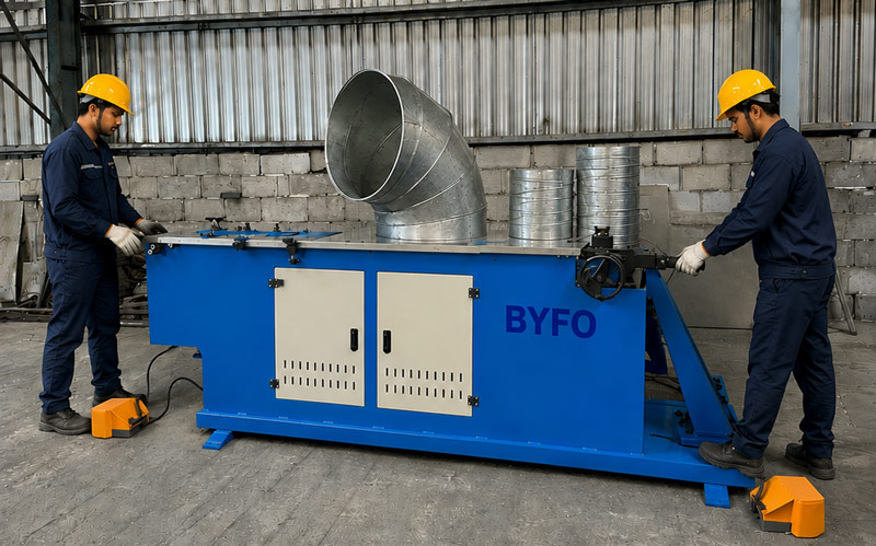 Spiral duct production