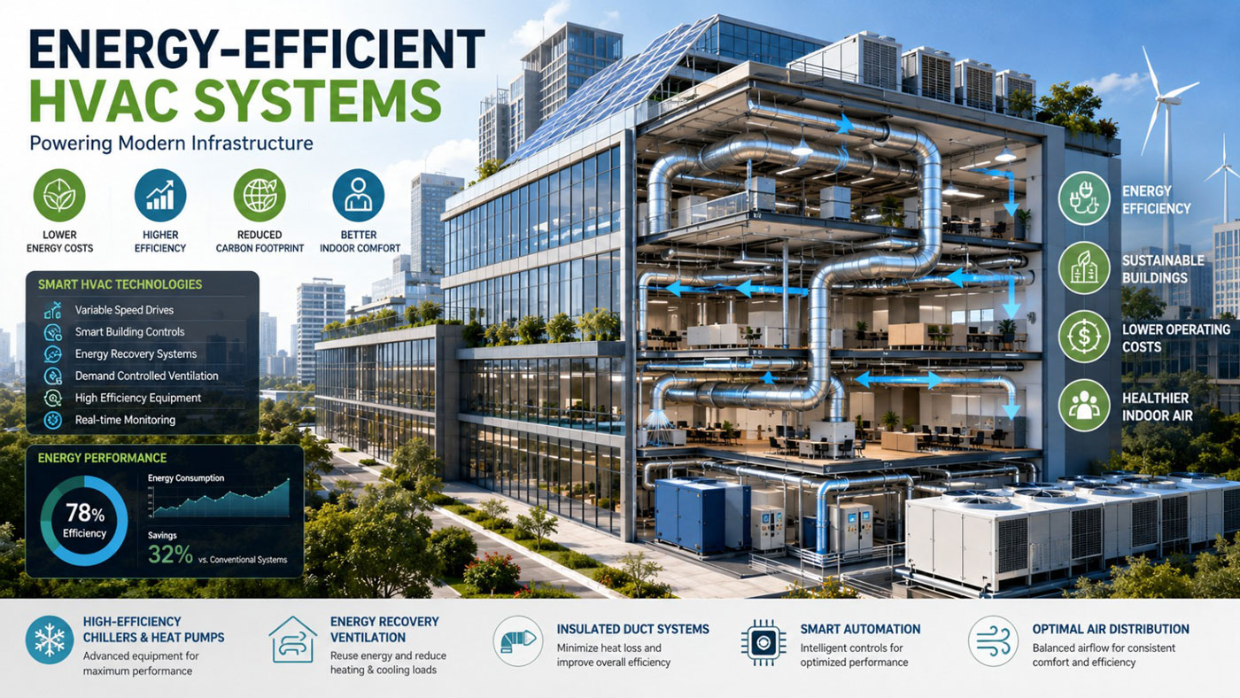 Energy-Efficient HVAC Systems for Modern Infrastructure