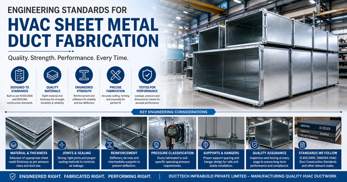 Engineering Standards for HVAC Sheet Metal Duct Fabrication